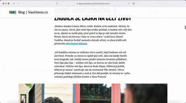 Nový Naučmese blog